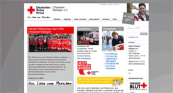 Desktop Screenshot of drk-ratingen.de